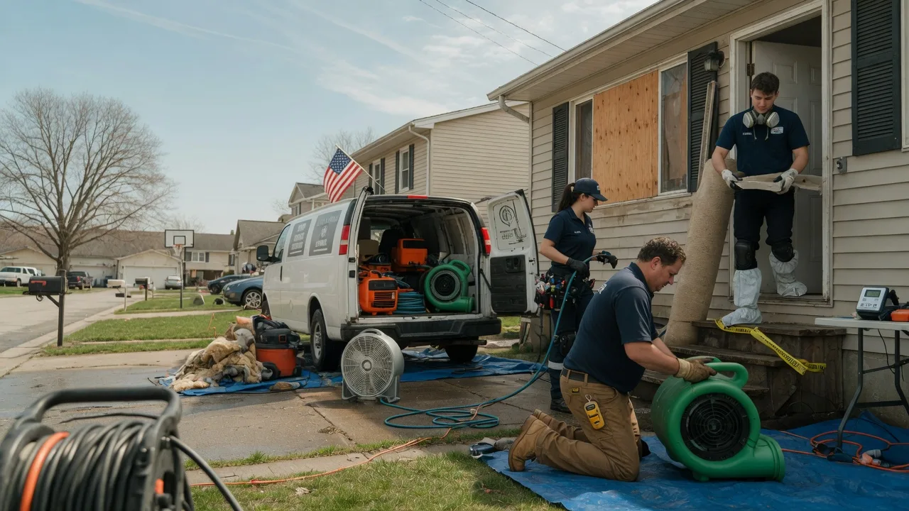 Water Damage Restoration in Ellettsville, IN near me